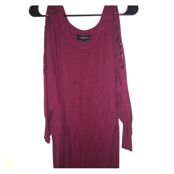 Lane Bryant Cold Shoulder Sweater - Picture 1 of 2